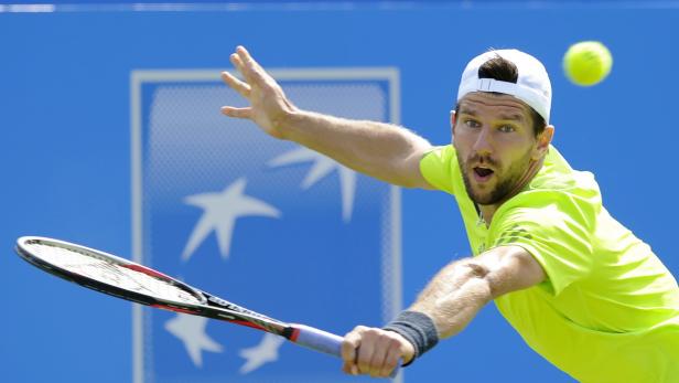 BRITAIN TENNIS AEGON Melzer zeigte eine konzentrierte Leistung.