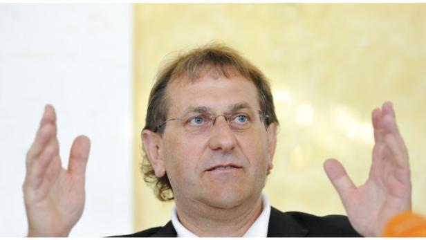 APA/HERBERT NEUBAUERAPA4992664-2 - 24082011 - WIEN - ÖSTERREICH: ZU APA-TEXT KI - Christian Strasser am Mittwoch, 24. August 2011, anl. seiner Präsentation als neuer Geschäftsführer des Museumsquartiers (MQ) in Wien. APA-FOTO: HERBERT NEUBAUER Die "Zukunft ist gesichert"