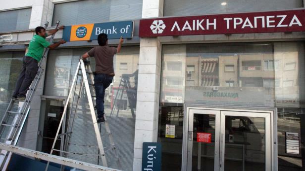 Die marode Bank of Cyprus schluckte Teile der kaputten Laiki Bank