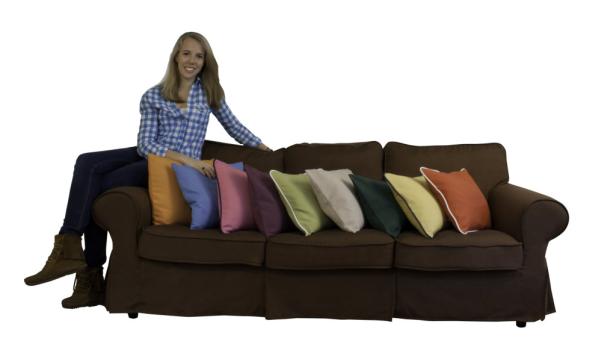 Neuer Look fürs Sofa: Annkathrin Herzer bringt neuen Schwung auf Ektorp &amp; Co – und das mit erst 16 Jahren