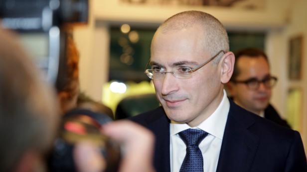 Michail Chodorkowski bei einer Veranstaltung.