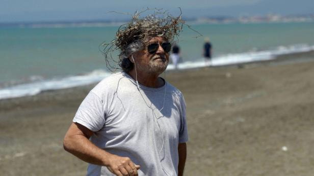 ITALY PARTIES M5S Beppe Grillo - gegen das Establishment