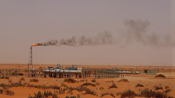 Förderanlage der saudischen Ölfirma Aramco.