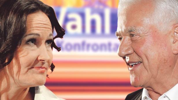 TV-Duell: Glawischnig gegen Stronach