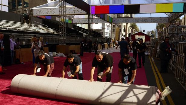 Roter Teppich für die Oscars ausgerollt