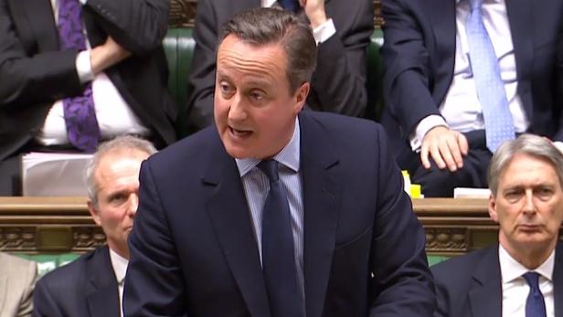 Premier David Cameron im britischen Unterhaus