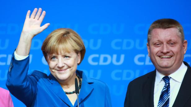 Kanzlerin Merkel kann die Wahl für sich entscheiden.