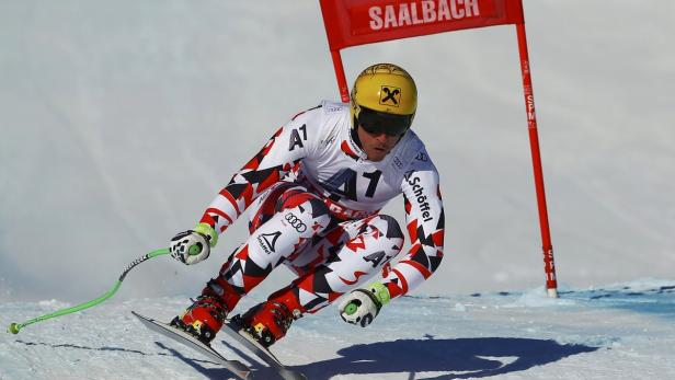 Max Franz scheint die Strecke in Saalbach zu liegen.