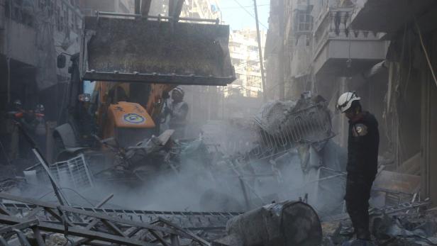 Zerstörung in Aleppo.
