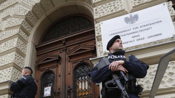 Das Grazer Landesgericht ist nur knapp 200 Kilometer von der nächsten IS-Niederlassung entfernt.