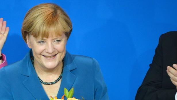 Angela Merkel feierte Sonntagabend ihren Triumph.