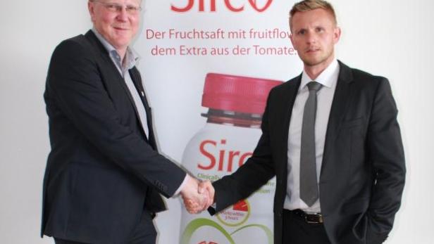 Peter Aigner (Aigner PR) und Slawomir Moritz (Proline Solutions) setzen die gemeinsame Arbeit an der Markteinführung von Sirco fort. (c: aigner pr)
