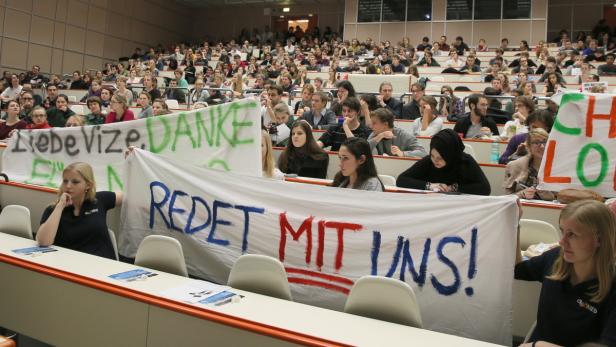 MedUni Wien, Studenten, Proteste
