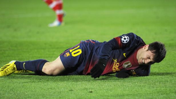 Messi erleidet Prellung im Knie