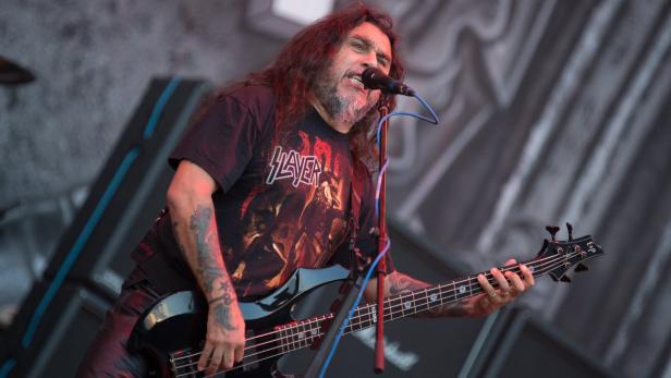 Slayer mit Iron Maiden und Motörhead