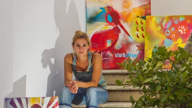 Mit ihrer Pannonischen Pop-Art drückt Heike Eberhart ihre Liebe zu ihrer Heimat Burgenland aus
