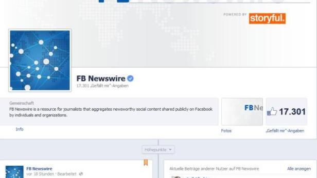 Facebook steigt im Nachrichten-Agentur-Geschäft ein