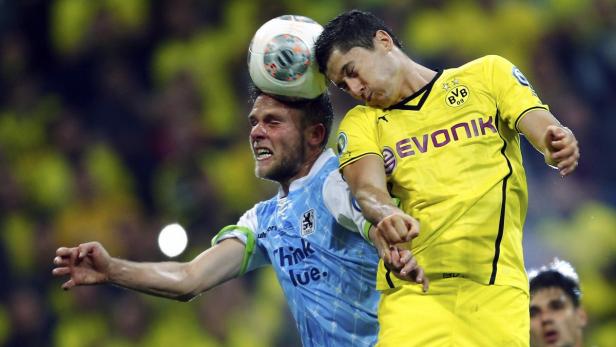 Nach dem Cup-Fight gegen 1860 München bezog Dortmunds Torjäger Robert Lewandowski erneut Stellung zu den Transfergerüchten.