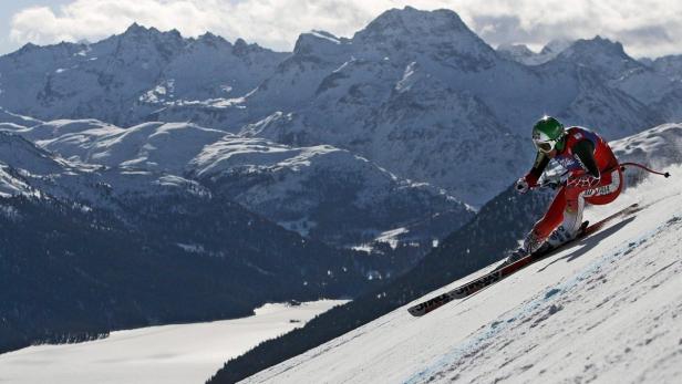 Im Jänner 2006 siegte Michaela Dorfmeister vor herrlicher Kulisse in der Schweiz.