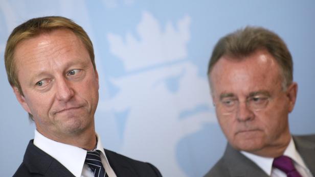 Johann Tschürtz (FPÖ; li.) verlangt Bundesheer-Einsatz an Grenze.