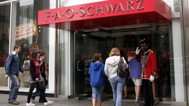 FAO Schwarz toy store on Fifth Avenue in New York