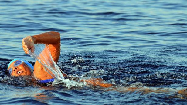 Die Marathon-Frau: 53 Stunden brauchte die Schwimmerin Diana Nyad um die 177 Kilomter lange Meerenge von Florida im offenen Meer zurückzulegen. Rückschläge konnten sie nicht aufhalten.