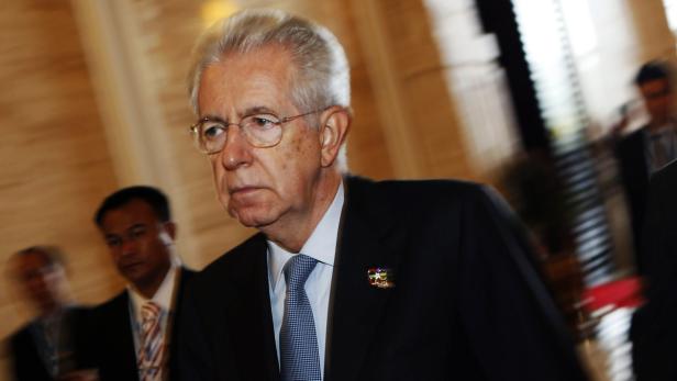 Italiens Premier Monti will zurücktreten