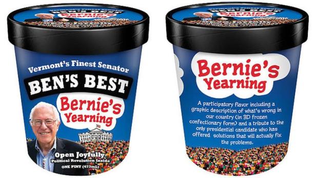 Ben und Jerry kreieren Bernie-Sanders-Eis