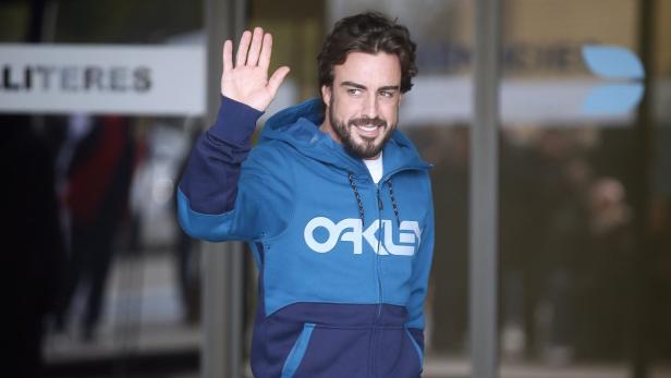 Alonso durfte das Spital verlassen, wird sich aber noch schonen.