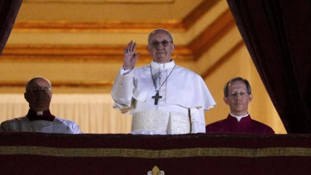 Newly elected Pope Francis, Cardinal Jorge Mario B