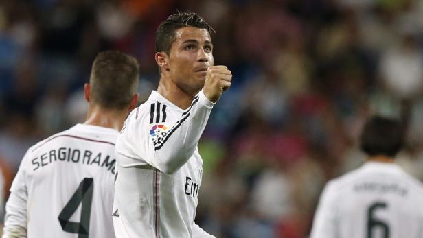 Ronaldo darf über seinen ersten Saisontreffer jubeln.