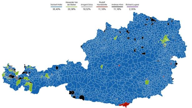 Bundespräsidentenwahl: Die Ergebnisse im Detail