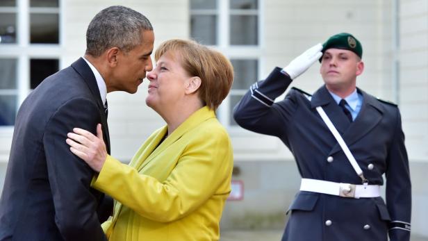 Gespräche unter Freunden: Barack Obama bei seinem Abschiedbesuch in Hannover