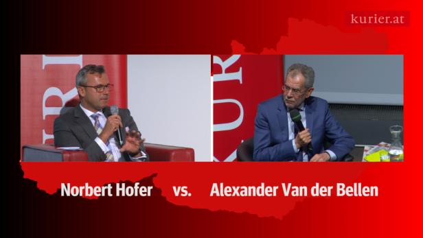 Video: Norbert Hofer vs. Alexander Van der Bellen