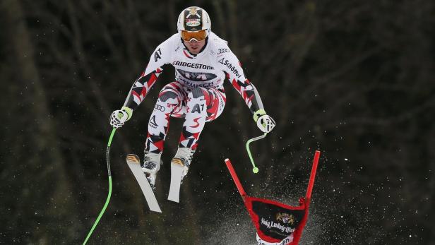 Überflieger: Hannes Reichelt bewies in Garmisch wieder seine aktuelle Topform.
