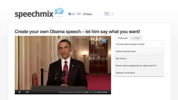 Barack Obama hält eine Rede vor einem neutralen Hintergrund.