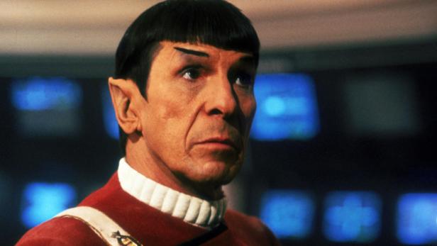 Leonard Nimoy als legendärer &quot;Mr. Spock&quot; im Kinofilm &quot;Star Trek V - Am Rande des Universums&quot;