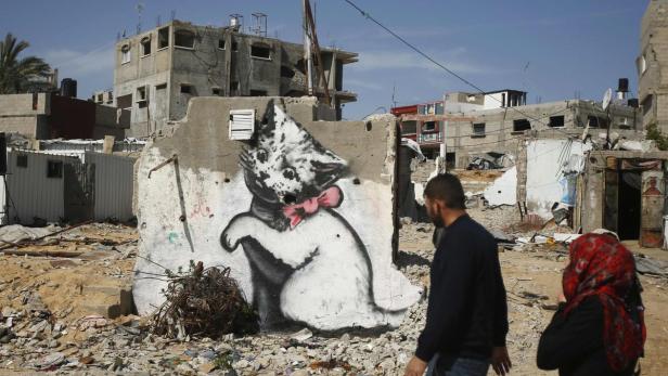 Banksy zu Besuch in Gaza