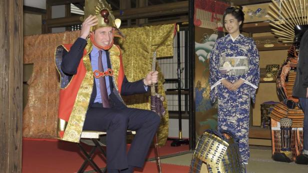 Prinz William wurde in Tokio mit Begeisterung empfangen.