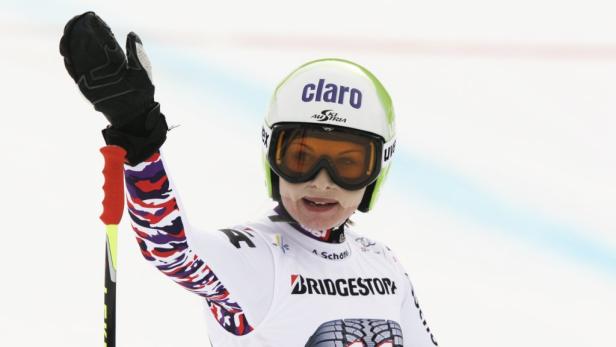 Anna Fenninger Zweite im Super G