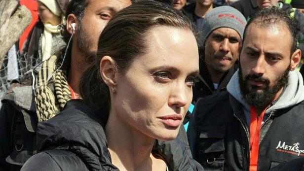 Sehr dünn: Jolie Ende März 2016.