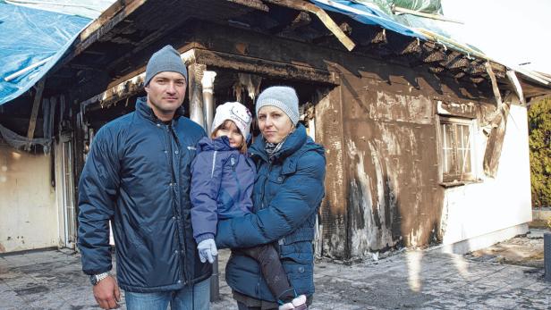 Sollenau: Familie verlor durch Brand ihr Haus