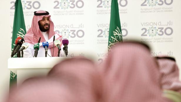Saudi Arabiens Vize-Kronprinz Mohammed bin Salman legte eine ehrgeizigen Wirtschaftsplan vor.
