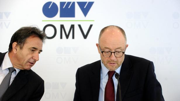 Finanzvorstand David C. Davies (rechts) wäre als Nachfolger von Noch-OMV-Chef Gerhard Roiss nur eine Interimslösung und kein Neustart.