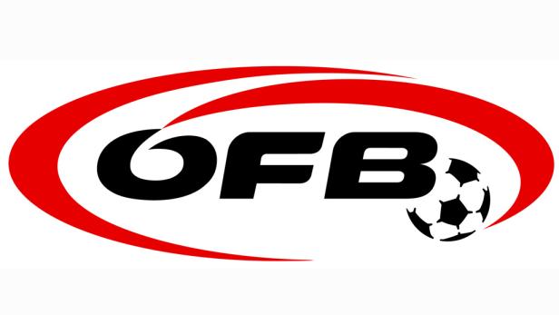 Das Logo des Österreichischen Fußball-Bundes (ÖFB) mit einem Fußball.