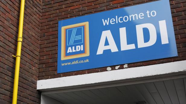 Aldi-Supermarkt in London.