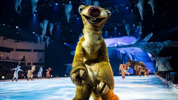 „Ice Age Live!“ mit Sid, dem tollpatschigen Faultier, in Eislaufschuhen – ab 8. 1. in der Wiener Stadthalle