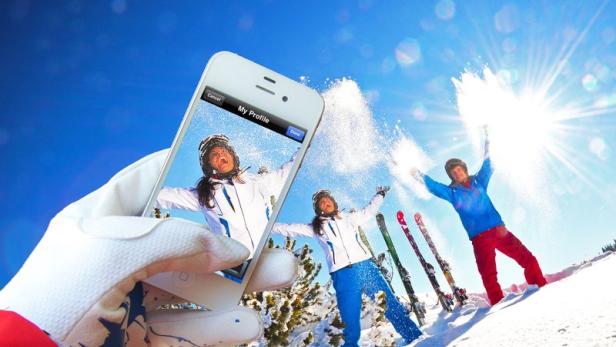 App auf die Piste