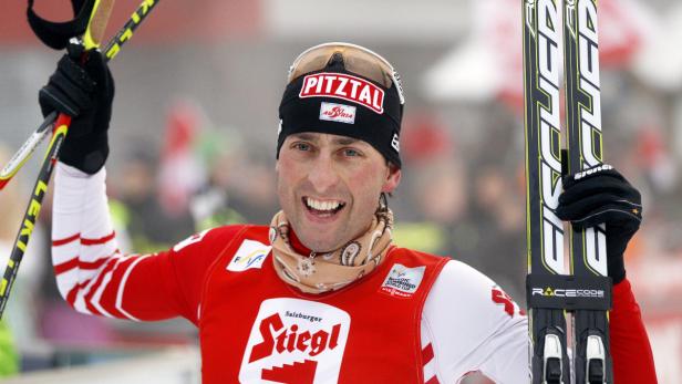 Mario Stecher durfte jubeln. Rang drei in Ramsau, die Formkurve stimmt in diesem WM-Winter.