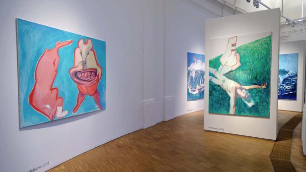 c_Lassnig_Graz010.jpg Die Neue Galerie Graz zeigte im Vorjahr eine große Retrospektive der Künstlerin Maria Lassnig mit dem Titel "Der Ort der Bilder". Darin waren Bilder aus mehreren Schaffensperioden zu sehen.
